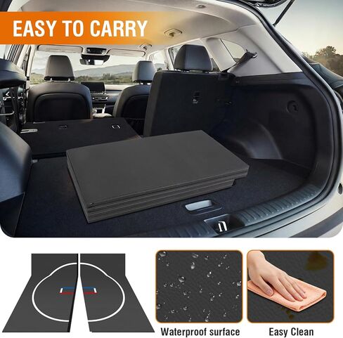 300x300cm Roll-Up Design Wrestling Mat for Home Foldable XPE Jiu Jitsu Floor Exercise Mat Waterproof 1.18in Thick for BJJ MMA Martial Art Boxing Grappling and Judo (Dark Grey 300*300*3CM) in Kuwait