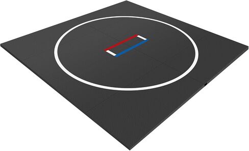 بساط تمرين أرضي XPE Jiu Jitsu قابل للطي مقاس 300 × 300 سم للمنزل، بساط تدريب على الهبوط مقاوم للماء بسمك 1.18 بوصة لرياضة BJJ MMA لفنون الدفاع عن النفس والملاكمة والجودو (رمادي داكن 300 * 300 * 3 سم) in Saudi Arabia