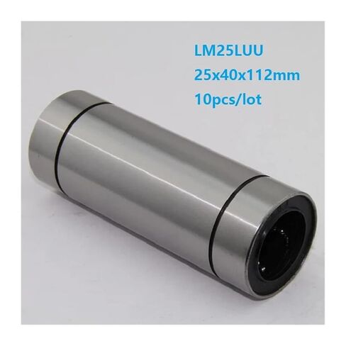 10 قطعة/الوحدة LM25LUU 25x40x112 مللي متر طويلة الخطي الكرة تحمل جلبة 25*40 112 مللي متر in Kuwait