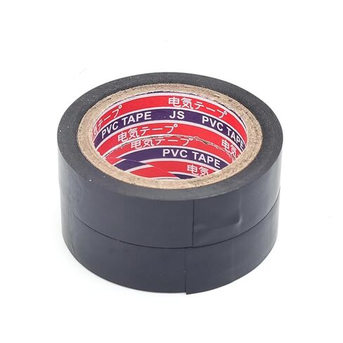 Electrical PVC Tapes Temperature Resistant Heat Black Insulating Tape Self Adhesive Electric Wire Protection Tapes (4Roll) in Saudi Arabia