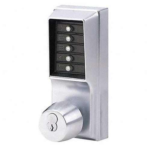 Push Button Lock, Entry, Satin Chrome in Saudi Arabia