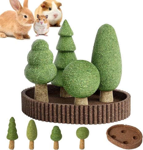 ألعاب Mini & Moe Hamster Chew - 3.1 في Core Apple Core على شكل طبيعية ، وعاء مضغ خنزير غينيا الطبيعية للأسنان المصنوعة يدويًا لشينشيلا ، جيربيل ، الفئران in Kuwait