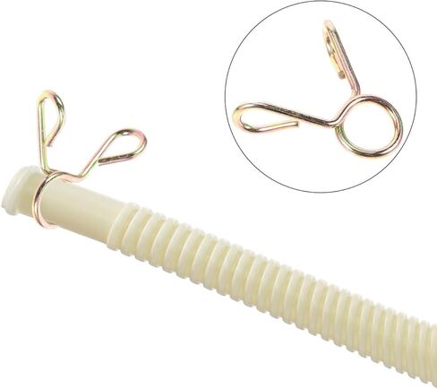 Baluue 100pcs 5mm Spring Hose Clamps Steel Band Clamps for Washing Machine Water Pipes, Sturdy Small Hose Fastener Clips for Plumbing and Industrial Use in Saudi Arabia