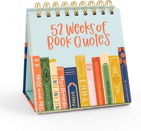 52 أسبوعًا من التقويم السعيد اقتباسات التقويم ، ديكور مكتب المكتب للنساء ، والملحقات الجمالية اللطيفة ، وزينة التأكيدات الإيجابية ، والهدايا التحفيزية والملهمة للنساء in Kuwait