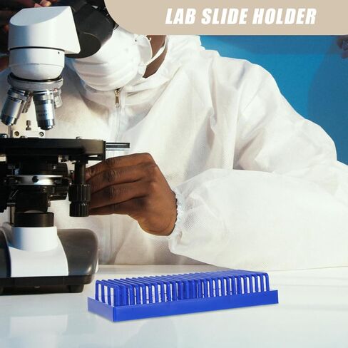 Microscope Slide Holder Plastic Rack for Laboratory Sample Storage with Multi-Layer Design Quick Drying Slide Drying Stand Drainage Shelf in Saudi Arabia
