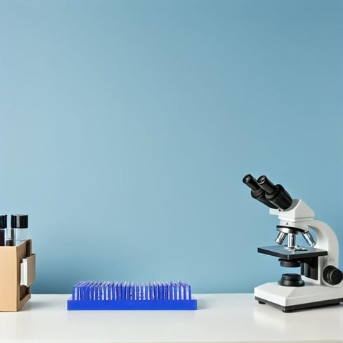Microscope Slide Holder Plastic Rack for Laboratory Sample Storage with Multi-Layer Design Quick Drying Slide Drying Stand Drainage Shelf in Saudi Arabia