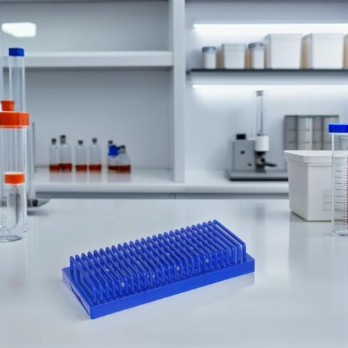 Microscope Slide Holder Plastic Rack for Laboratory Sample Storage with Multi-Layer Design Quick Drying Slide Drying Stand Drainage Shelf in Saudi Arabia