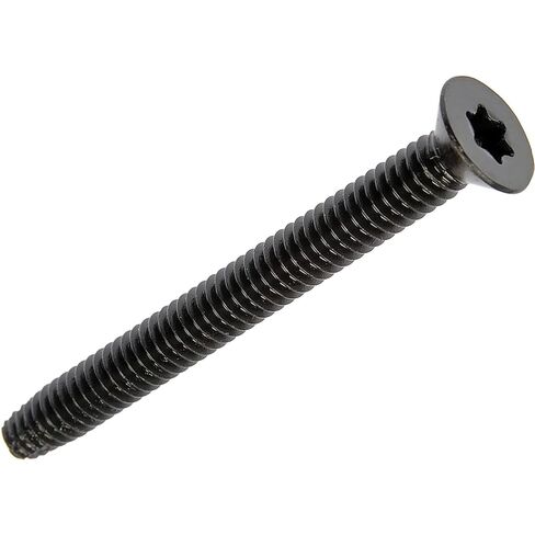 BCP Fasteners 100 Qty 1/4-20 x 2" Trailer Deck Screws Type F, Flat Head Thread Cutting, T40 Star Drive, Black Phosphate Coated Steel Screws for Wood to Metal, Utility Trailers (BCP1251) in Kuwait