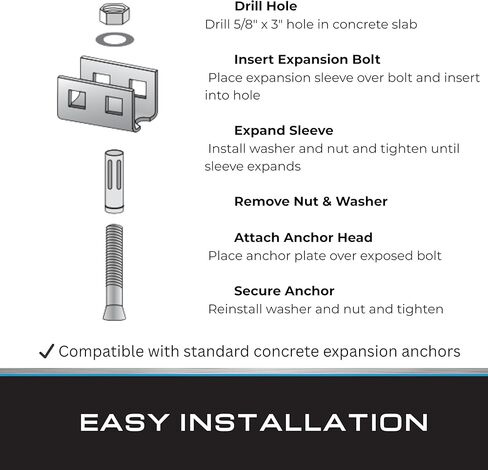 Tie Down 59125 Concrete Slab Anchor in Kuwait