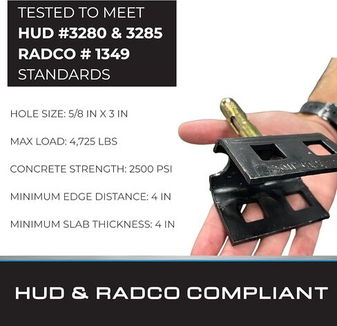 Tie Down 59125 Concrete Slab Anchor in Kuwait