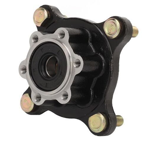 17mm Steel Alloy Front Hub Flange, Rustproof High Hardness, with 4 M10 Bolts, Easy Installation, for 110 150 250 Go Kart, Enhances Performance in Kuwait