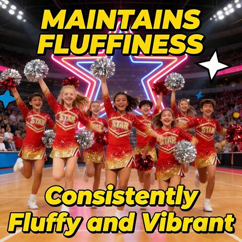 Cheerleading Pom Pom Holder for Backpack, Keeps Cheer Poms Fluffy & Organized, Cheer Competition Must-Have Accessories in Kuwait