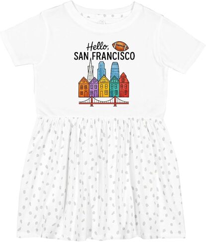 inktastic San Francisco California Toddler Dress in Saudi Arabia