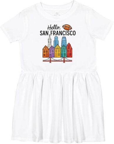 inktastic San Francisco California Toddler Dress in Saudi Arabia