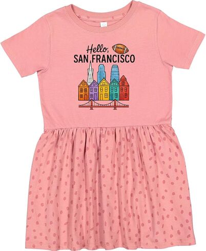 inktastic San Francisco California Toddler Dress in Saudi Arabia