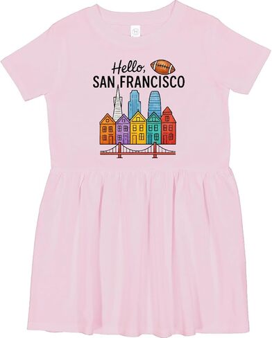 inktastic San Francisco California Toddler Dress in Saudi Arabia