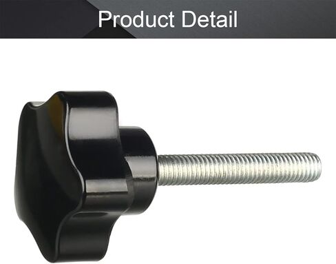 Othmro 1 قطعة ستار مقبض اليد تشديد المسمار 40 مللي متر ضياء M8x50mm ذكر الموضوع لقط المقبض المسمار اليد تشديد المقابض in Saudi Arabia