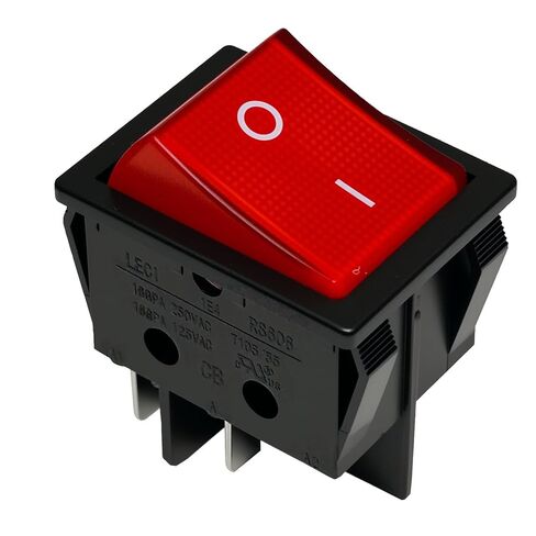 LECI RS606 Rocker Switch 2position 4pin 16A250V T105/55 in Saudi Arabia