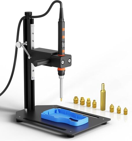 مجموعة حرارة العمودية أداة إدراج أداة الضغط مع 80W لحام النحاس الأصلي الحديد أداة إدراج أداة M2-M8 TIP محول للمكونات المطبوعة ثلاثية الأبعاد الأجزاء البلاستيكية DIY in Kuwait