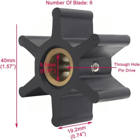 1pcs c104211-42070 Impeller Kit for 104211-42071 Fit Water Pump 2GM 3GM 128270-42000 104211-42090 in Kuwait
