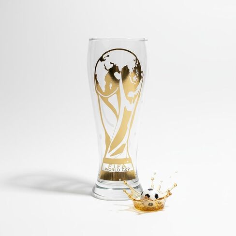 Official FIFA World Cup 2026 Edition -11oz Trophy Beer Glass​ - A Historic, Once-in-a-Lifetime Collector’s Item - Durable & Elegant, its Perfect for Everyday Enjoyment of Your Favorite Beers ​ in Kuwait