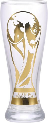 Official FIFA World Cup 2026 Edition -11oz Trophy Beer Glass​ - A Historic, Once-in-a-Lifetime Collector’s Item - Durable & Elegant, its Perfect for Everyday Enjoyment of Your Favorite Beers ​ in Kuwait