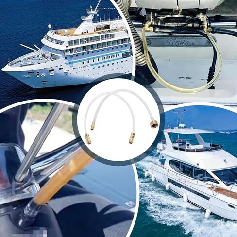 Seastar Hydraulic Steering Bleed Kit -【Leak-Proof & Quick Connection】 Marine Bleeder Tool for Boat Steering Systems，Upgraded Cap Thread for Bottle Has Seal and Prevent Leaks Fluid-Brass in Kuwait