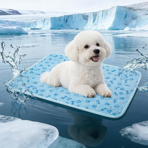 Dog Cooling Mat, Pet Cooling Mat for Dogs and Cats, Portable Summer Dog Cool Pad,Cool Bed for Pets, Premium Pet Cool Blanket for Summer in Kuwait