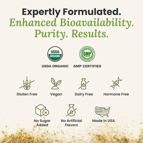 Daily Detox Greens Powder, Organic Superfood Supplement for Detox, Gut Health, Energy, Immune Support, Overall Wellness, Gluten Free Multivitamin Drink Mix, Vegan, Non GMO, 30 Servings in Saudi Arabia