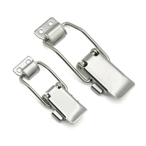 304 Stainless Steel Self-Locking Box Buckle Arc Tight Spring Lock 1Pcs(Tuba) in Saudi Arabia