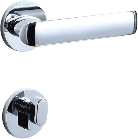 Silent Silver Door Lock Split Zinc Alloy Indoor Handle 1Pcs in Saudi Arabia