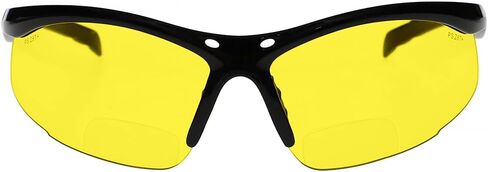 Bifocal Safety Glasses SB-9000 with Yellow Lenses (Yellow, 1, diopters) in Kuwait