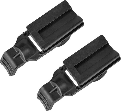 2pcs Bike Light Mount Adapter, Black Bicycle Flashlight Mount Holder Compatible with NiteRider Mako Lumina & Lumina Micro All Serious Headlight Computer Helmet Adapter in Saudi Arabia