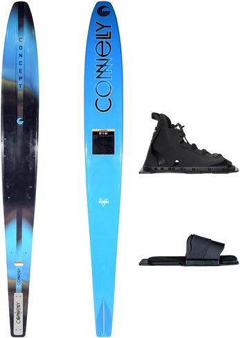 مجموعة Connelly Slalom Waterski، المفهوم - 65 بوصة مع رباط Swerve adj ولوحة خلفية لأصابع القدم in Saudi Arabia