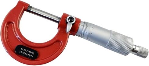 مجموعة الميكرومتر الخارجي 0-25mm-50mm-75mm-100mm مع معايير إيقاف السقاطة نطاق 0-100 مم تخرج 0.01 مم (مجموعة من 4 قطع) in Kuwait