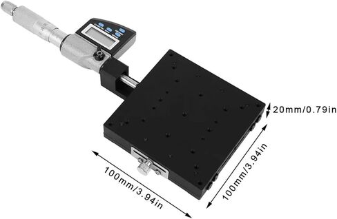 Digital Micrometer Platform SEMX100-AC X Axis 0.001mm Digital Micrometer Fine Tuning Platform Cross Slide Fine Tuning in Kuwait