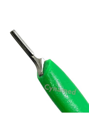 Scalpel Handle #3 Plastic Ergonomic Handle Lightweight (Green) Suitable for Lab Dissections, Crafts and Hobby, and More - Fits #10 Series Blades (#10-#16) in Saudi Arabia