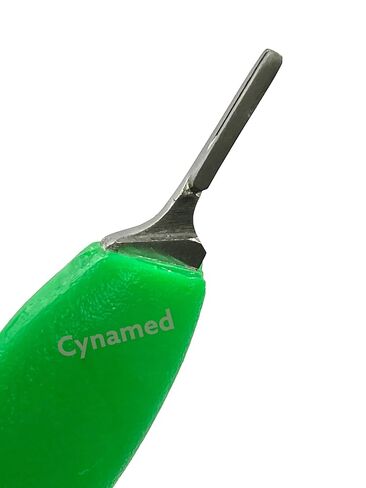 Scalpel Handle #3 Plastic Ergonomic Handle Lightweight (Green) Suitable for Lab Dissections, Crafts and Hobby, and More - Fits #10 Series Blades (#10-#16) in Saudi Arabia