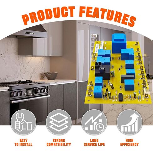 92029 62439 لوحة ترحيل الفرن المتوافقة مع فرن Dacor، 92029 نموذج فرن PCB Relay Board استبدال # 82993، 1000062605، 1000062605000، 100-00626-05 in Saudi Arabia