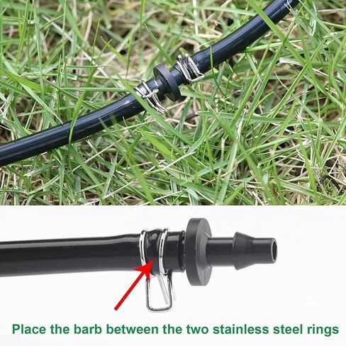 250PCS Double Wire Irrigation Hose Clamp Blue White Zinc, Hose Tube Spring Clips with Storage Box -, Durable Material, Ideal for and Automotive Us in Saudi Arabia