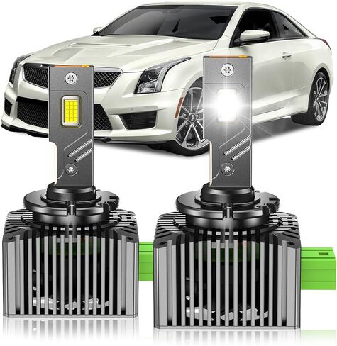 D3S HID PLUBS FIT لـ GMC 2015-2020 Yukon XL Denali 2013-2019 Acadia High & Low Beam ، 24000lm 6000k White ، Plugh and Play ، حزمة 2 in Kuwait