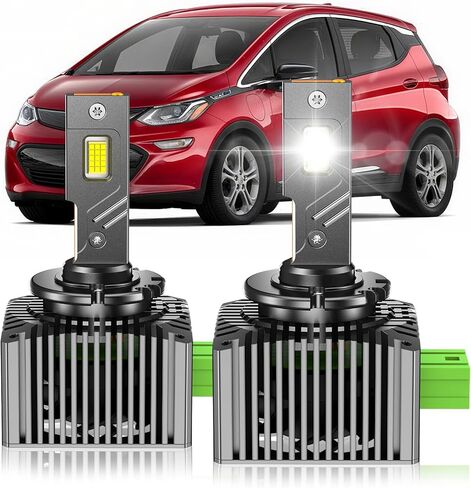 D3S HID PLUBS FIT لـ GMC 2015-2020 Yukon XL Denali 2013-2019 Acadia High & Low Beam ، 24000lm 6000k White ، Plugh and Play ، حزمة 2 in Kuwait