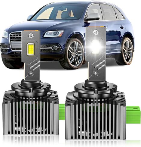 D3S HID PLUBS FIT لـ GMC 2015-2020 Yukon XL Denali 2013-2019 Acadia High & Low Beam ، 24000lm 6000k White ، Plugh and Play ، حزمة 2 in Kuwait