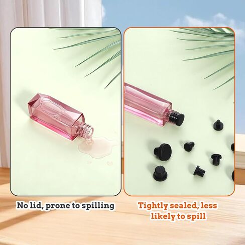 80 Pcs Rubber Plugs, Black 8 Sizes Rubber Stoppers Plugs Portable Waterproof Silicone Button Hole End Covers High Flexible Rubbers Drain Plug for Pipe Bottles Flower Pots Test Tubes in Kuwait