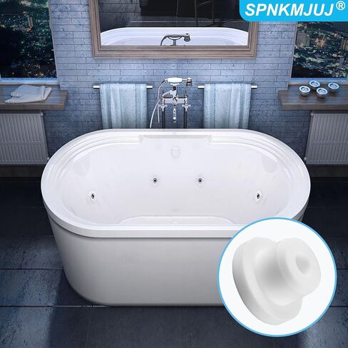 32 PCS Bathtub Jet Covers Silicone Hole Plug Waterproof Tube Plugs White 4 Sizes Bathtub Plug Fit for 12mm 14mm 16mm 22-23mm Bathtub Hole in Kuwait