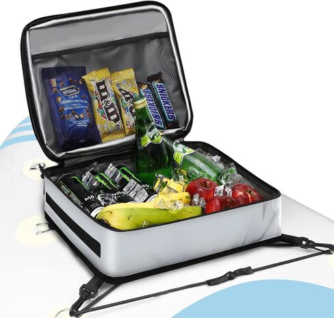 Paddle Board Cooler Bag, Waterproof Surf Sup Deck Cooler Bag Insulated Leakproof 10 Cans, Sup Paddle Board Accessories Bag for Stand Up Paddleboard and Kayak in Saudi Arabia