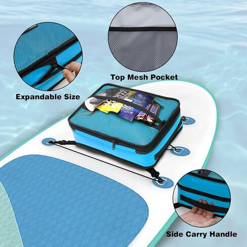Paddle Board Cooler Bag, Waterproof Surf Sup Deck Cooler Bag Insulated Leakproof 10 Cans, Sup Paddle Board Accessories Bag for Stand Up Paddleboard and Kayak in Saudi Arabia