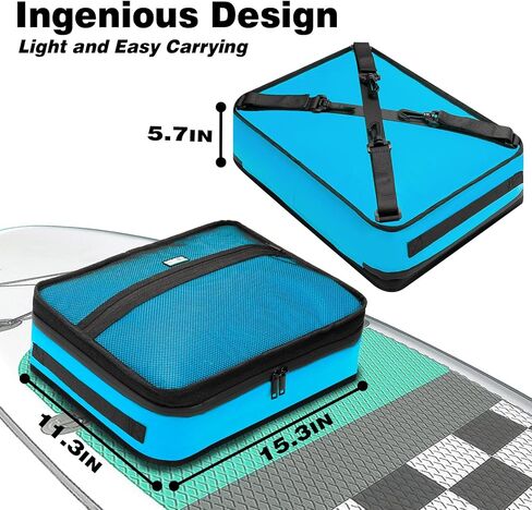 Paddle Board Cooler Bag, Waterproof Surf Sup Deck Cooler Bag Insulated Leakproof 10 Cans, Sup Paddle Board Accessories Bag for Stand Up Paddleboard and Kayak in Saudi Arabia