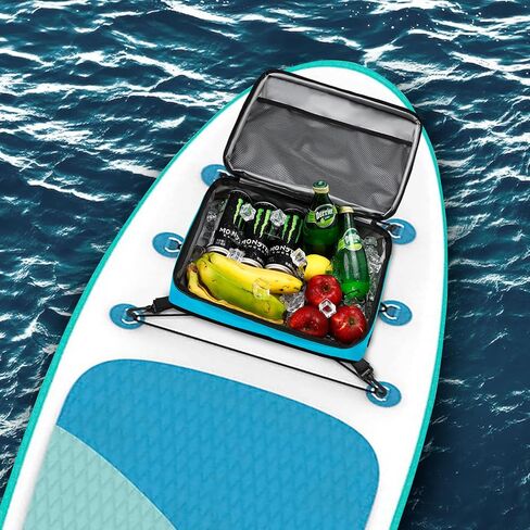Paddle Board Cooler Bag, Waterproof Surf Sup Deck Cooler Bag Insulated Leakproof 10 Cans, Sup Paddle Board Accessories Bag for Stand Up Paddleboard and Kayak in Saudi Arabia
