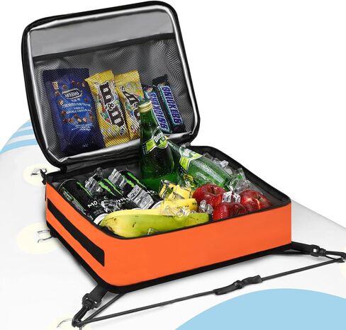 Paddle Board Cooler Bag, Waterproof Surf Sup Deck Cooler Bag Insulated Leakproof 10 Cans, Sup Paddle Board Accessories Bag for Stand Up Paddleboard and Kayak in Saudi Arabia